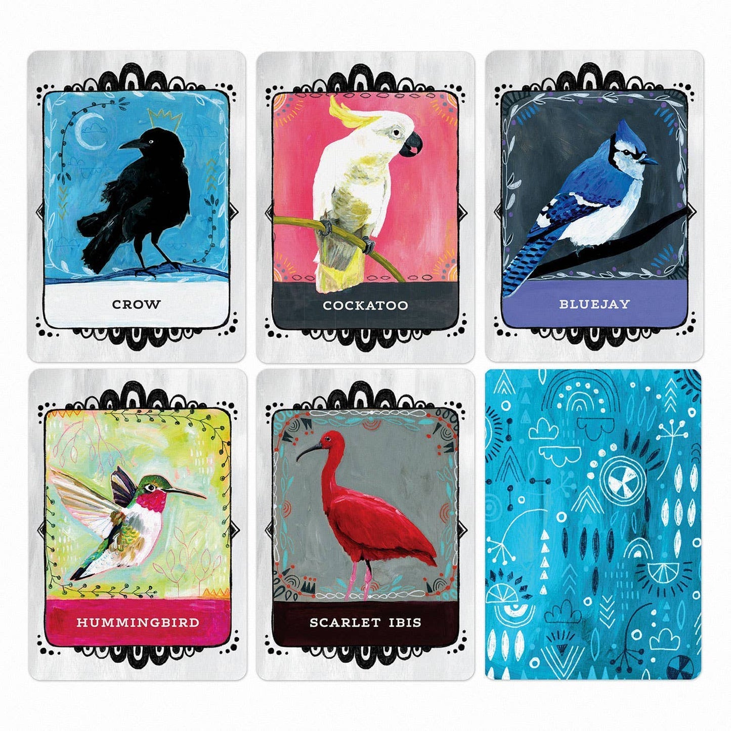 Animal Allies Birds Oracle Deck: An Uplifting 50-Card Oracle Deck with Guidebook by Jessica Swift
