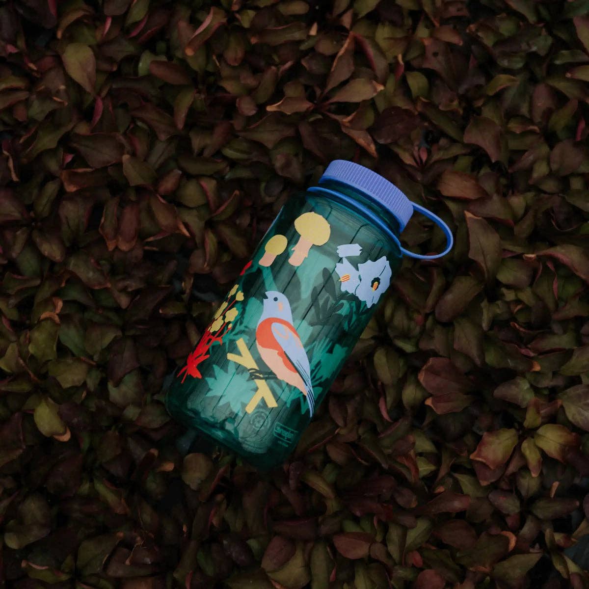 Water Bottle - Nalgene - Native Plants & Birds