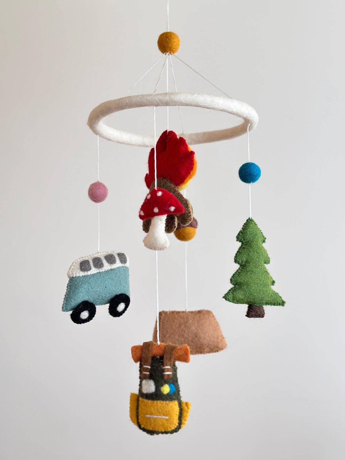 Felted Mobile - Camping