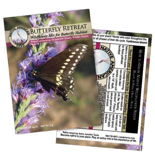 Plants for Birds - Butterfly Retreat Mix - Small Pack (Native American Seed)