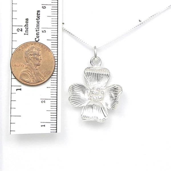 Necklace - Sterling Silver - Dogwood Flower