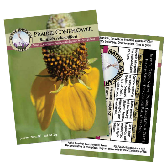 Plants for Birds - Prairie Coneflower - Small Pack (Native American Seed)