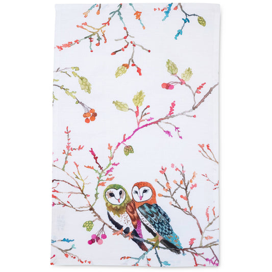 Tea Towel - Barn Owls