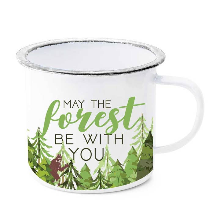 Mug - Enamel - May the Forest Be with You (10oz)