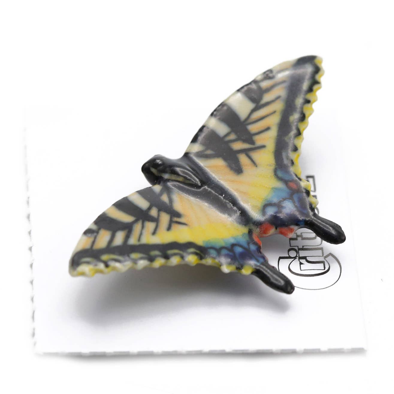 Little Critterz Porcelain Miniature - "Tiger" Swallowtail Butterfly