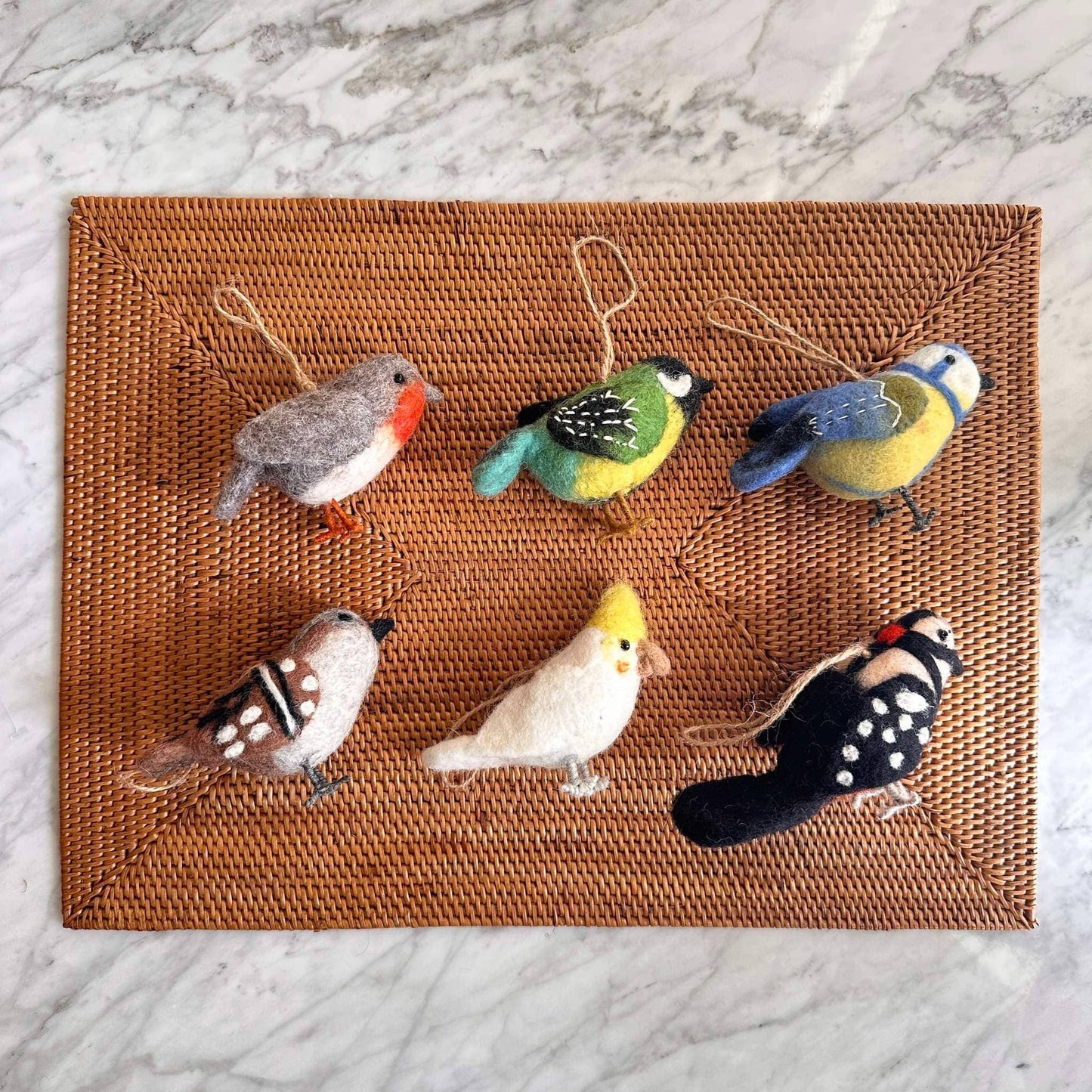 Ornament - Felted Robin