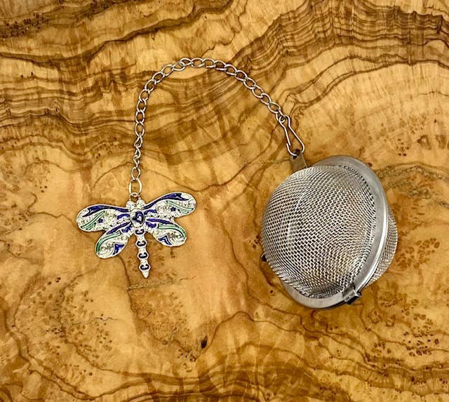 Loose Leaf Tea Infuser Ball - Dragonfly Charm