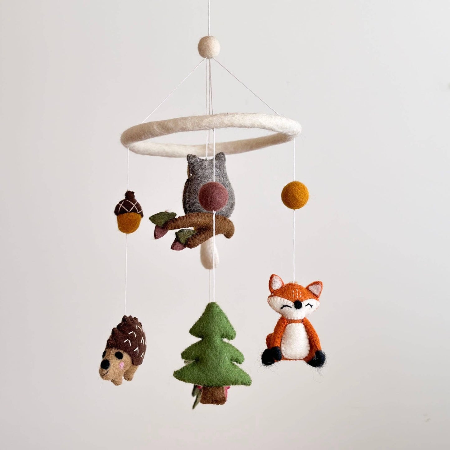 Felted Mobile - Forest Friends