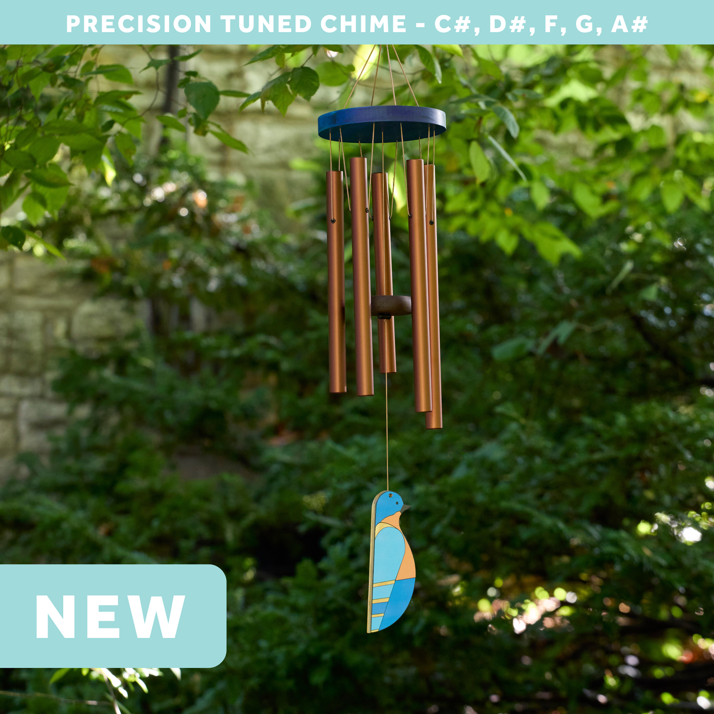 Wind Chime - Bluebird Avian Echoes Chime - 36"