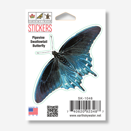 Sticker - Pipevine Swallowtail Butterfly Nature Sticker, 2.5" x 3.5"
