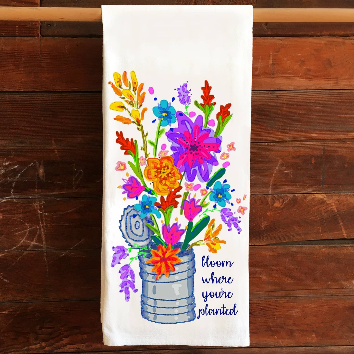 Flour Sack Tea Towel - Bloom