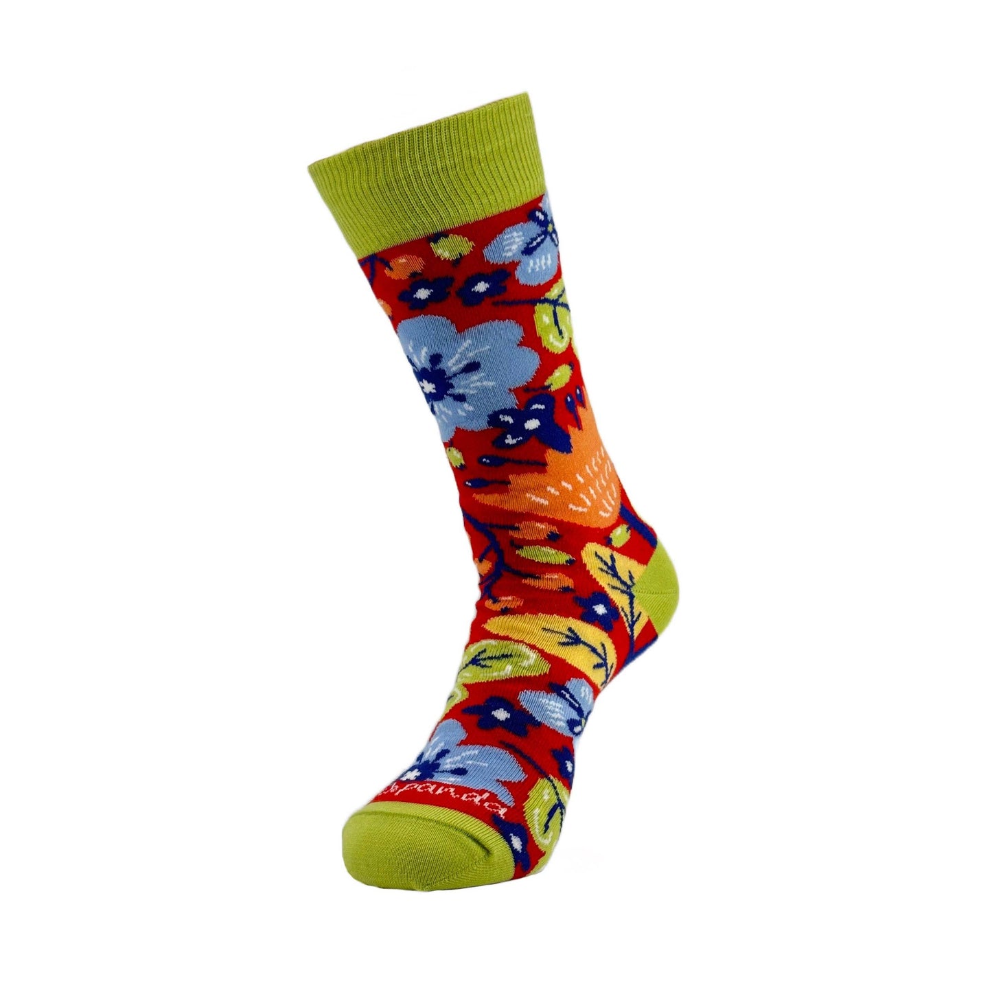 Socks - Adult Medium - Exotic Flowers