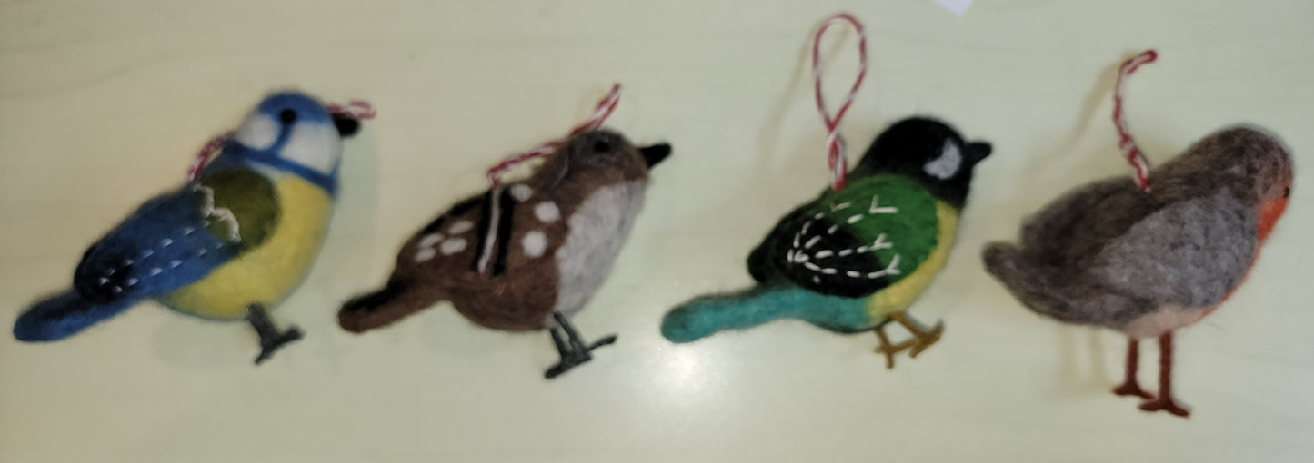 Holiday - Felt Bird Ornament