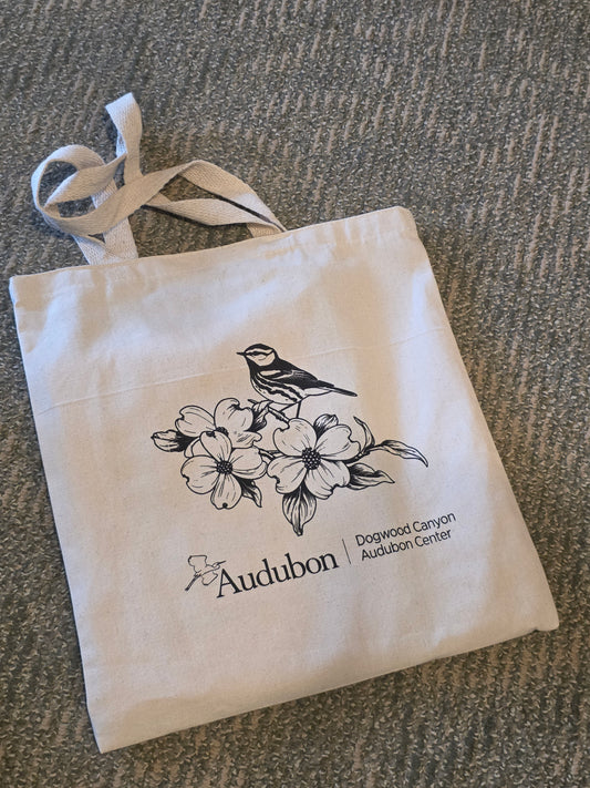 Logo - Dogwood Canyon Bird & Bloom Canvas Tote