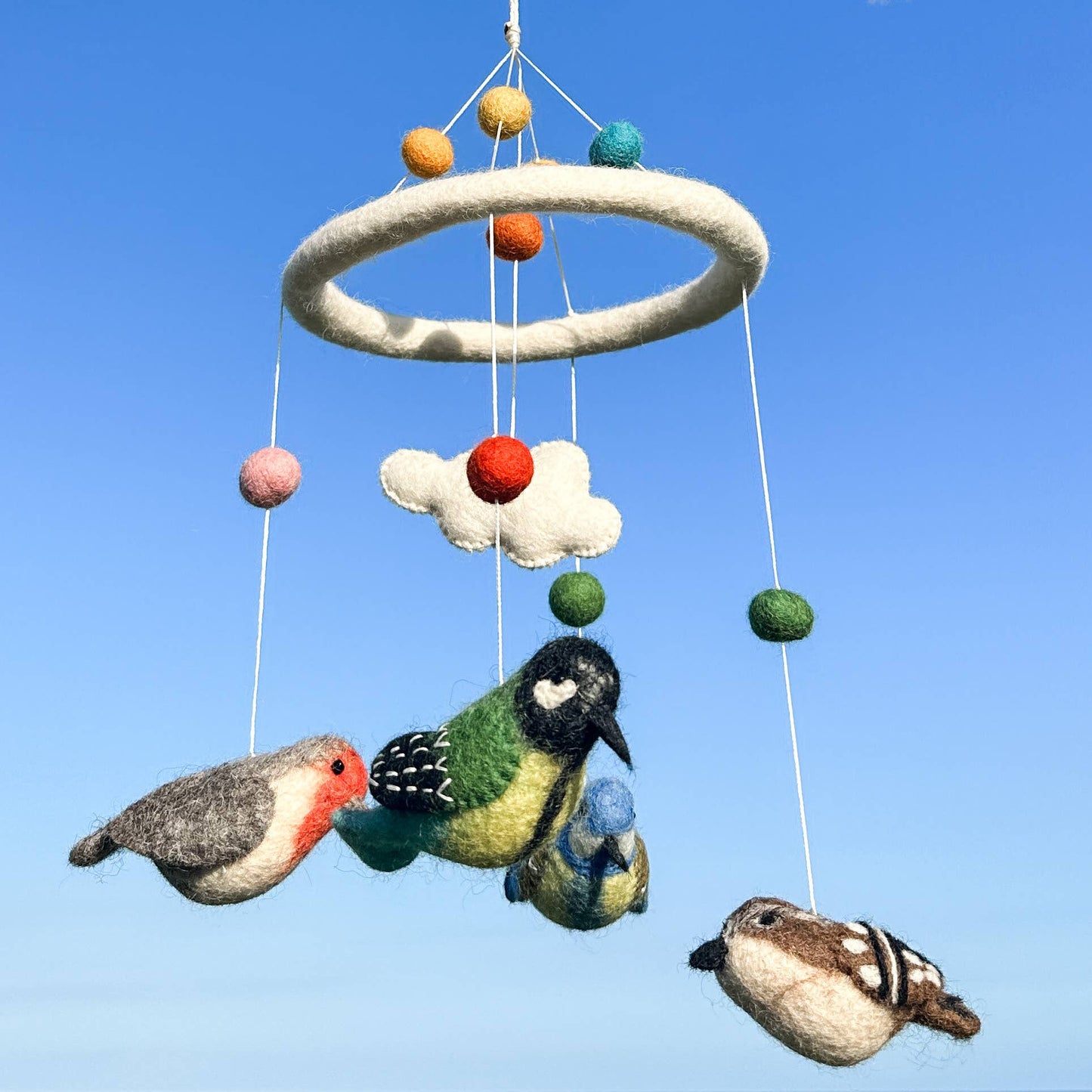 Felted Mobile - Birds