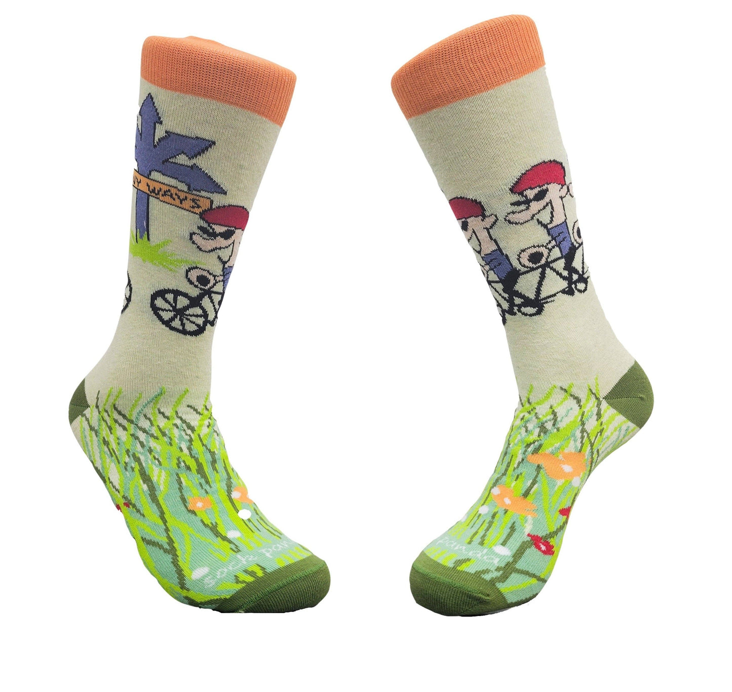 Socks - Adult Medium - Many Ways Bicycle