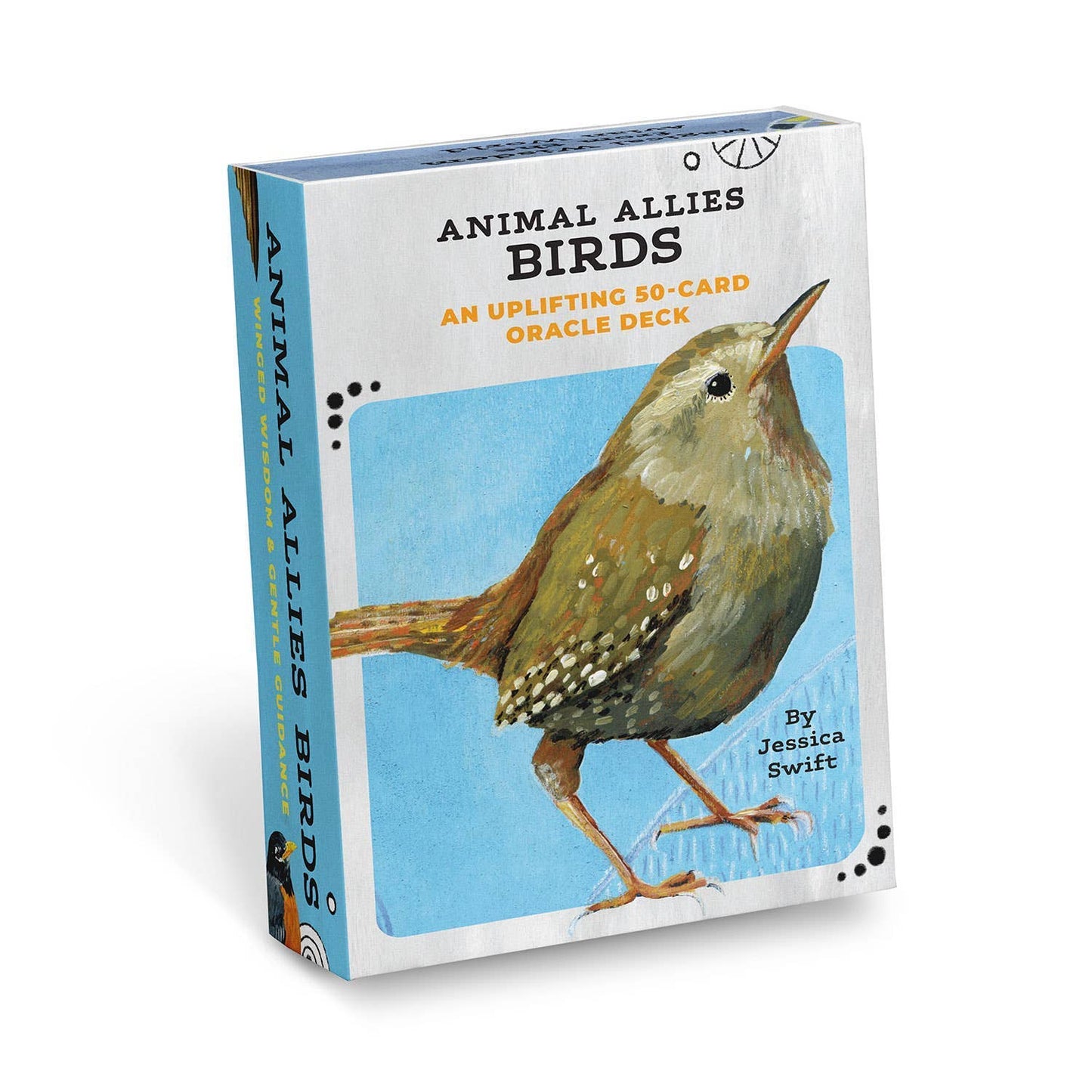 Animal Allies Birds Oracle Deck: An Uplifting 50-Card Oracle Deck with Guidebook by Jessica Swift