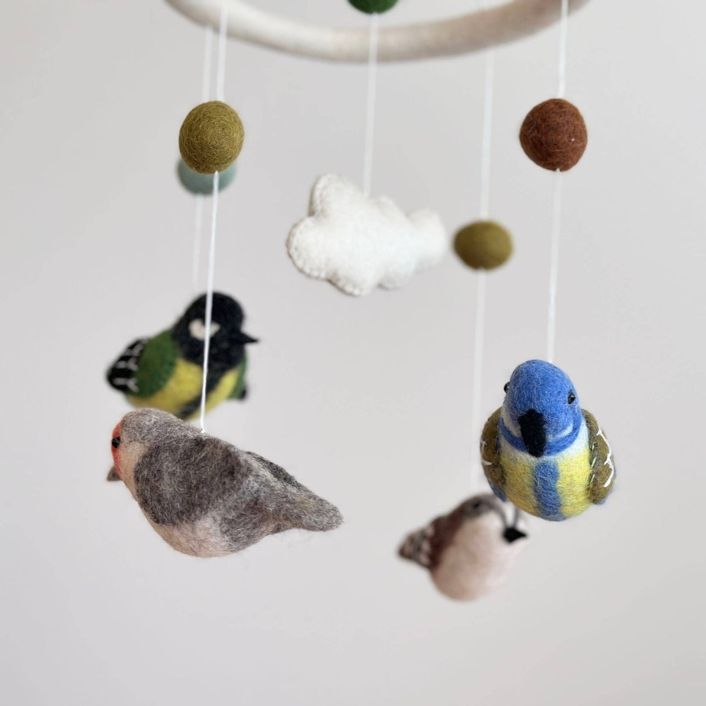 Felted Mobile - Birds