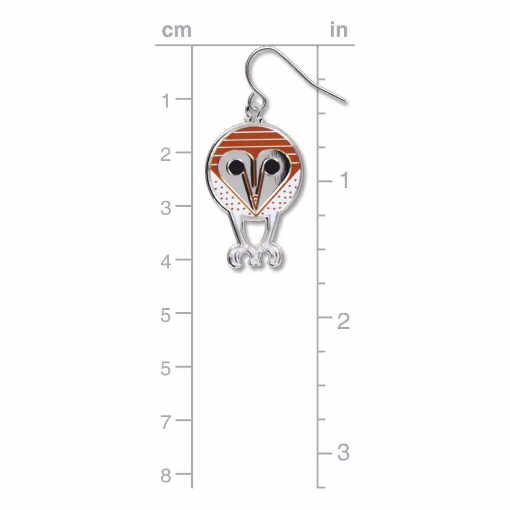 Boxed Jewelry - Charley Harper's Barn Owl Earrings