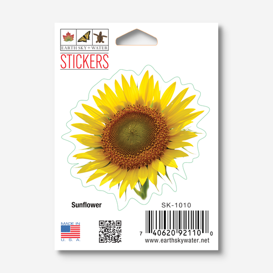 Sticker - Sunflower Nature Sticker, 2.5" x 3.5"