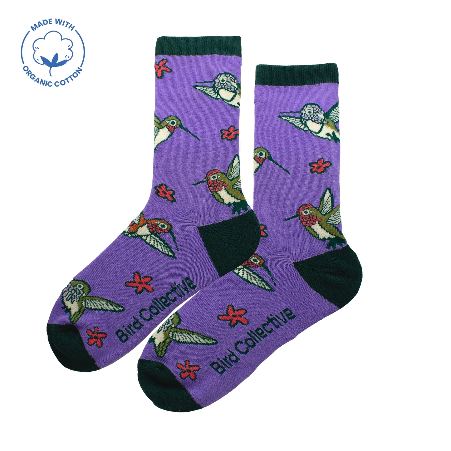 Socks - Adult - Hummingbirds