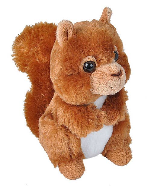 Plush Animal - Red Squirrel - Mini Hug'Ems 7"