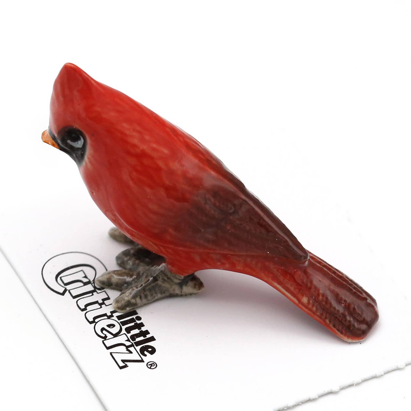 Little Critterz Porcelain Miniature - "Louis" Cardinal