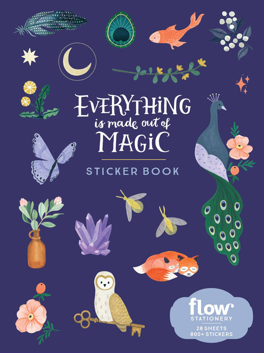 Book - Everything Is Made Out of Magic Sticker Book by Valesca van Waveren (Paperback/Sticker Book)