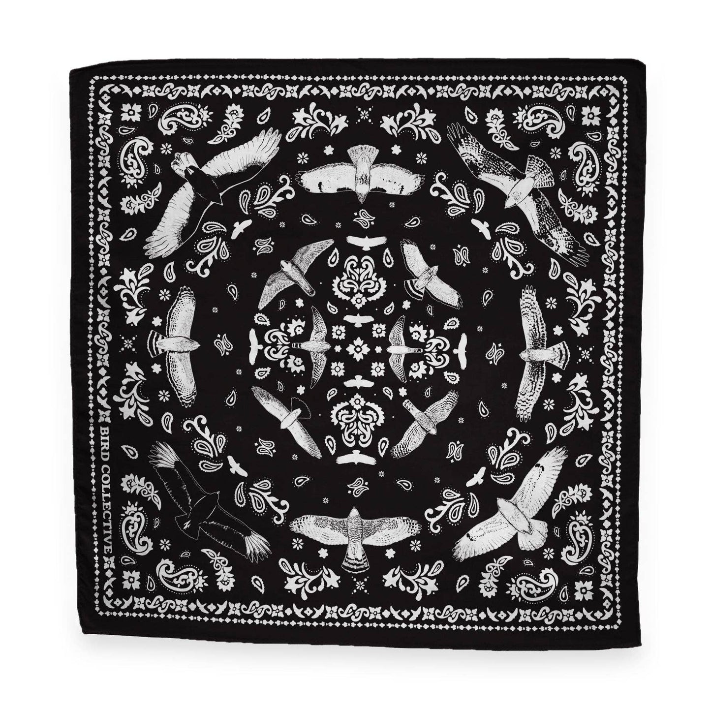 Bandana - Hawks In Flight: Black