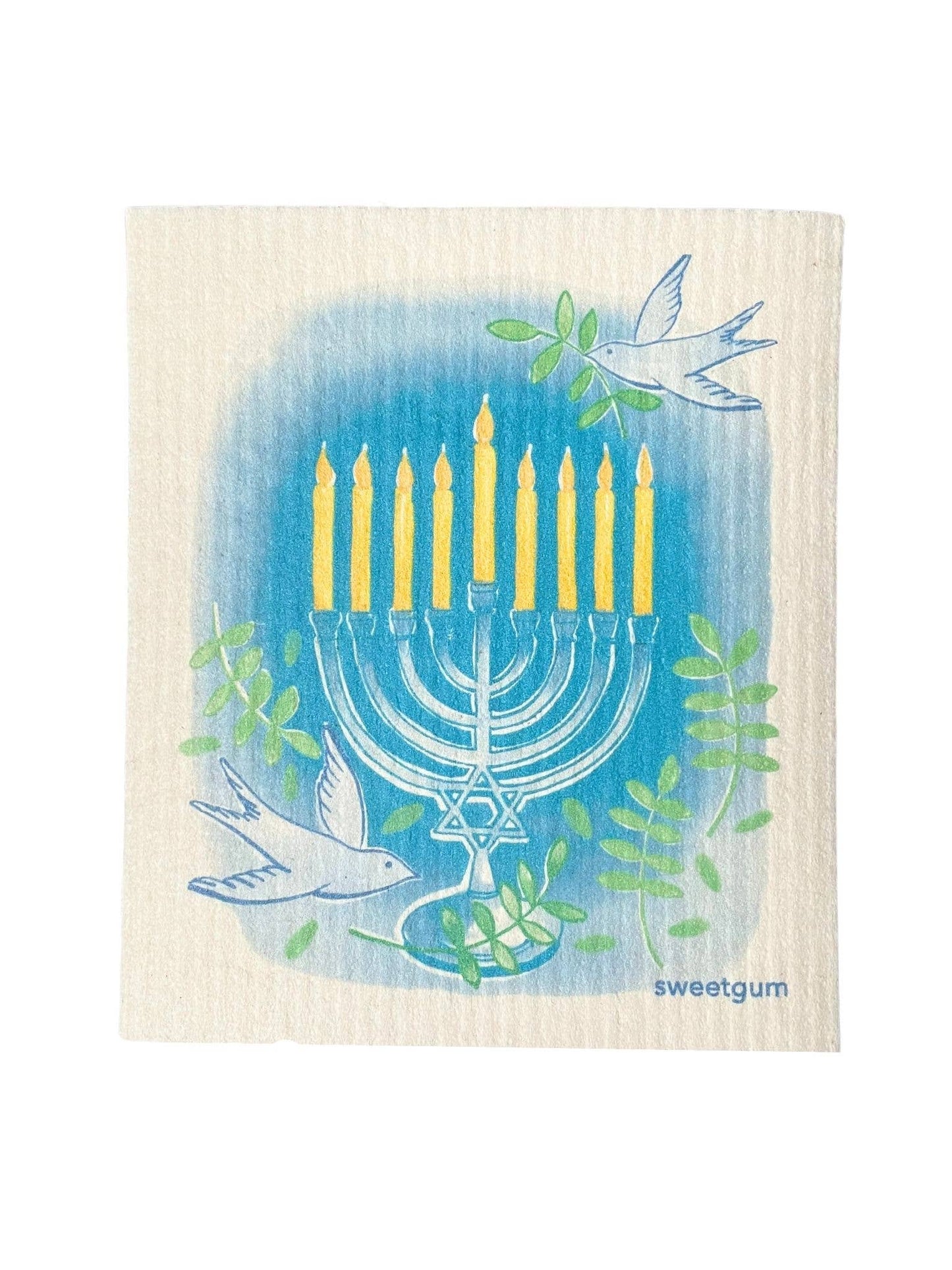 Eco-Friendly Dishcloth - Hanukkah