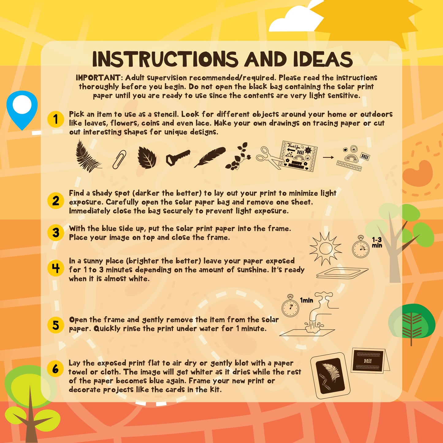 Kids - Outdoor Discovery Solar Print Kit