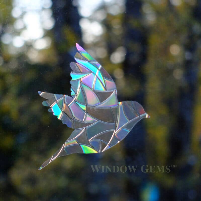 Window Gems - Bird - Window Clings Bird Strike Prevention Decals