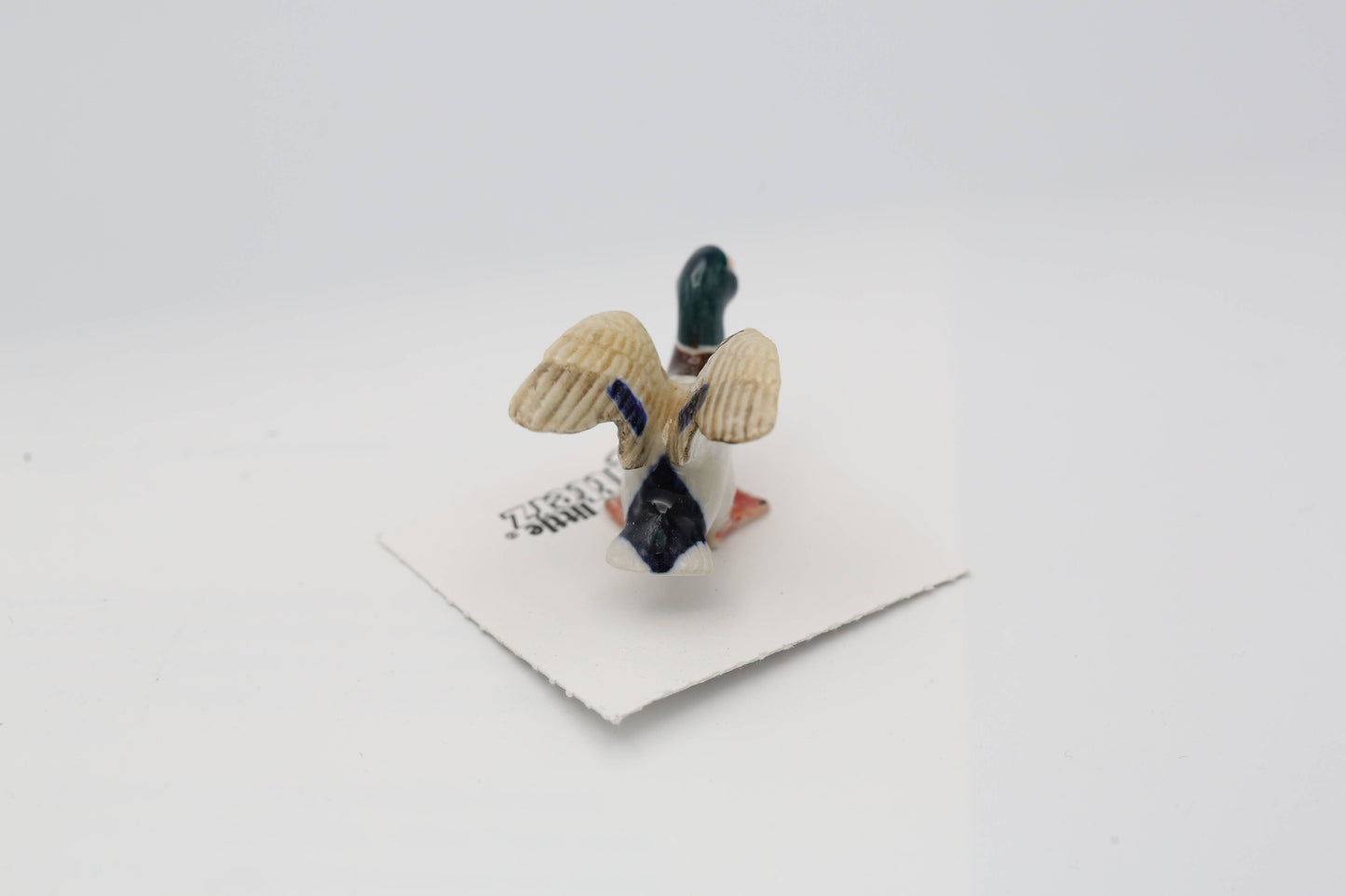 Little Critterz Porcelain Miniature - "Dabbler" Mallard Duck