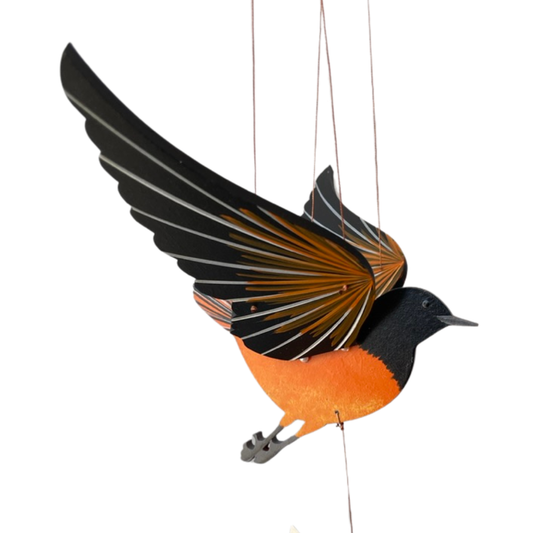 Flying Bird Mobile - Baltimore Oriole