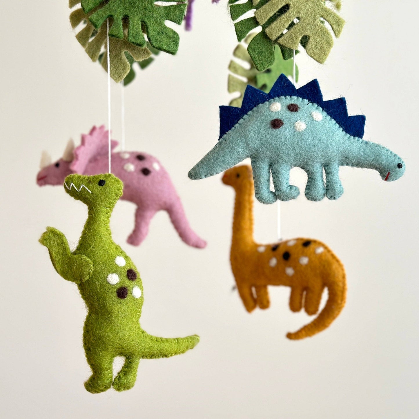 Felted Mobile - Dinosaurs