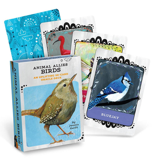 Animal Allies Birds Oracle Deck: An Uplifting 50-Card Oracle Deck with Guidebook by Jessica Swift