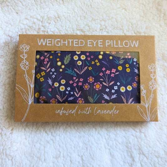 Eye Pillow - Wildflowers on Purple