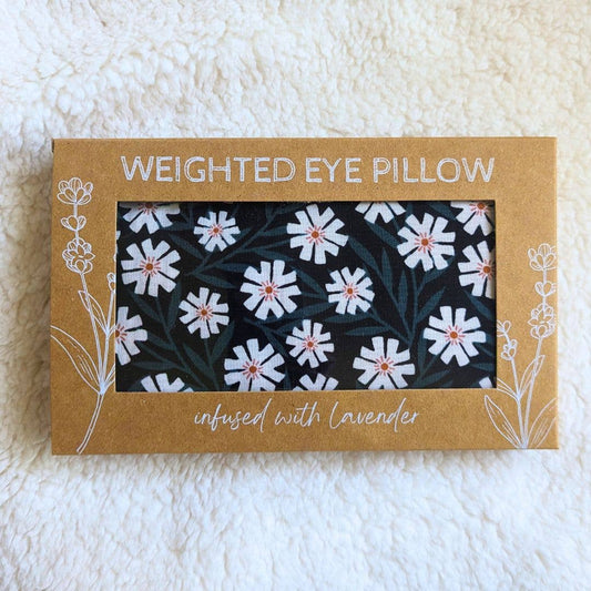 Eye Pillow - Dark Daisies