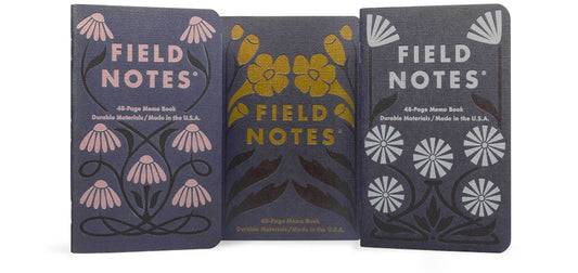 Field Notes® Brand - Fall Flowers (Set of 3 - Ruled)