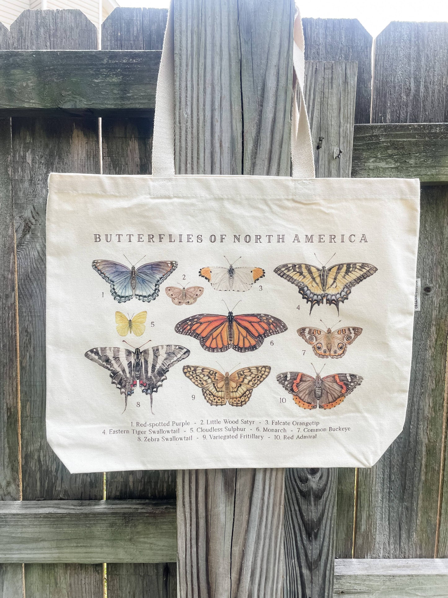 Tote Bag - Butterflies of North America