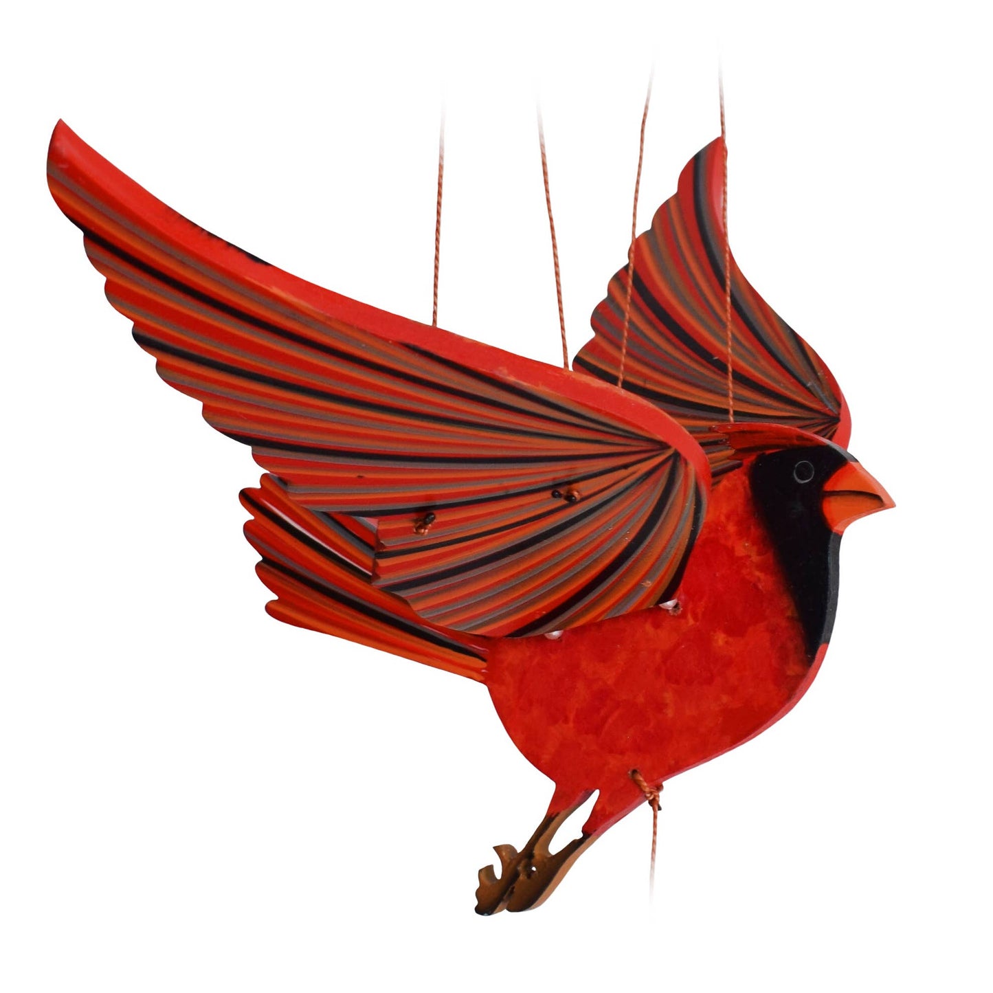 Flying Bird Mobile - Cardinal