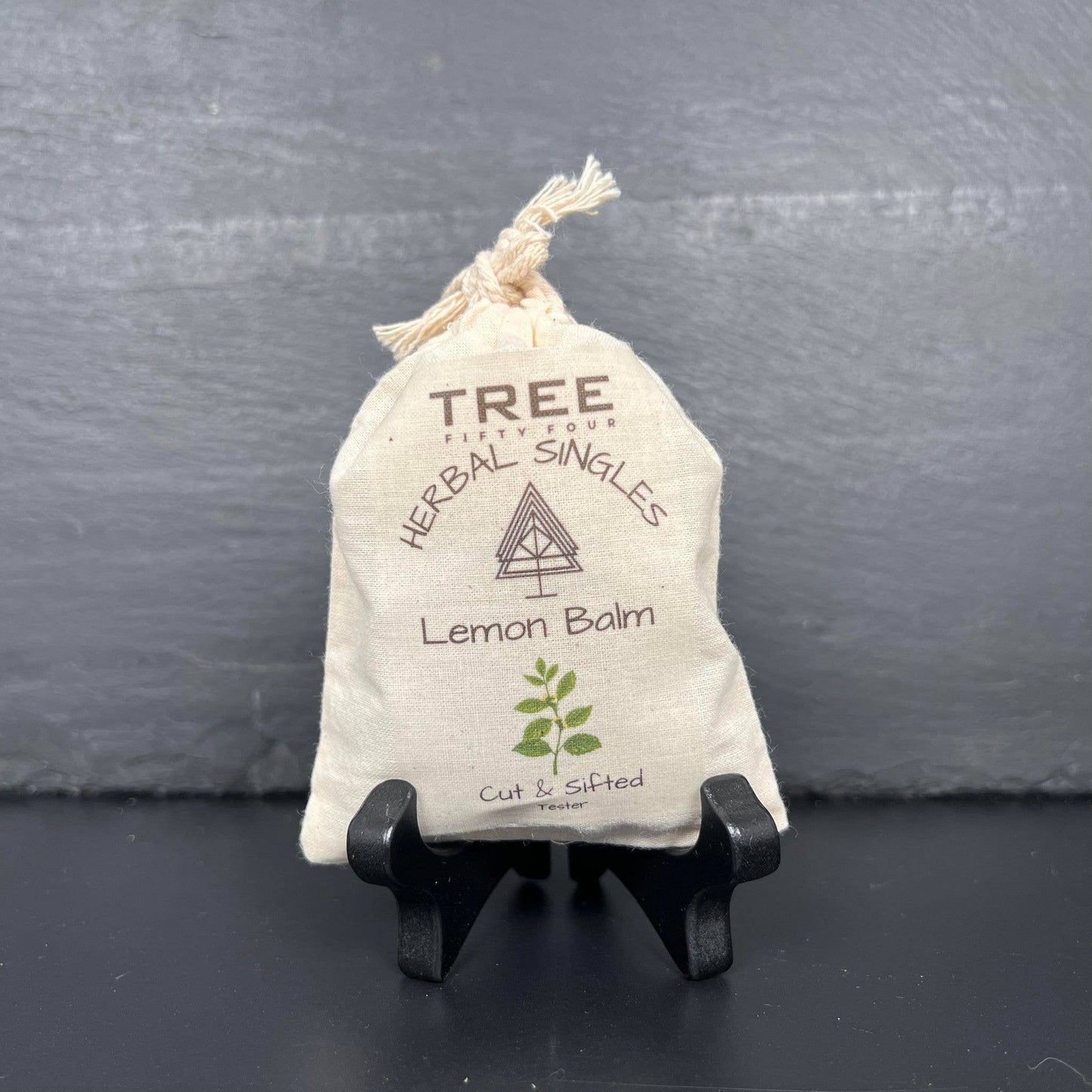 Loose Tea in Drawstring Sachet - Tree Fifty Four - Lemon Balm (3oz)