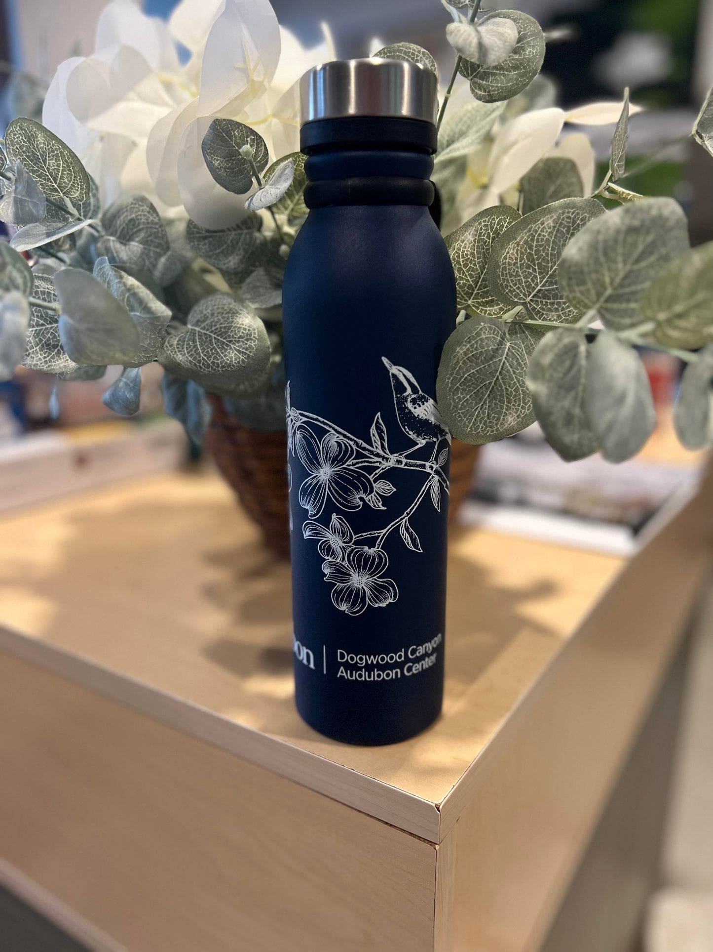 Logo - Blue Metal Water Bottle (DCAC)