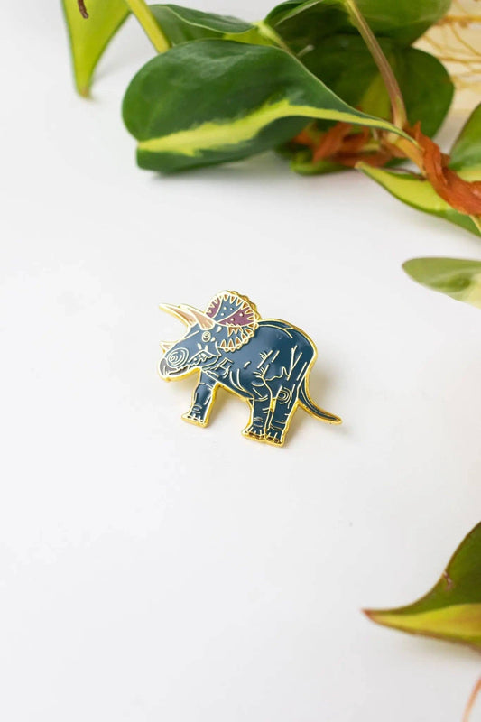 Pin - Triceratops Enamel Pin (Triceratops horridus)