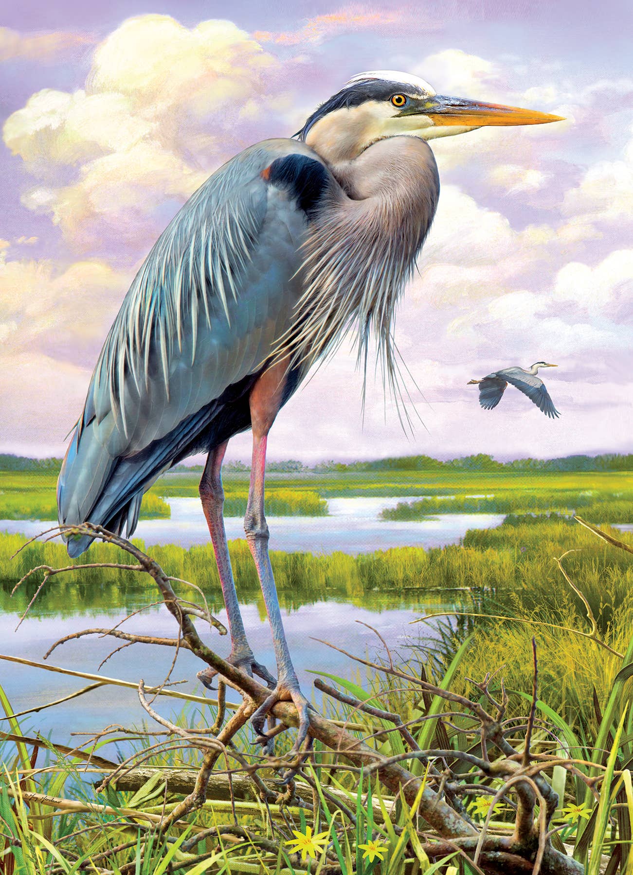 Puzzle - Heron (1000-Piece)