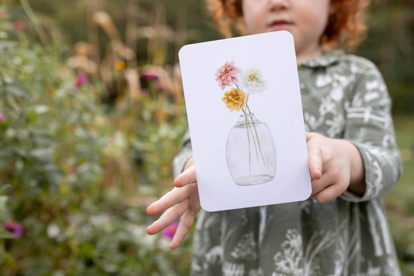 Montessori Learning Cards - Garden Alphabet