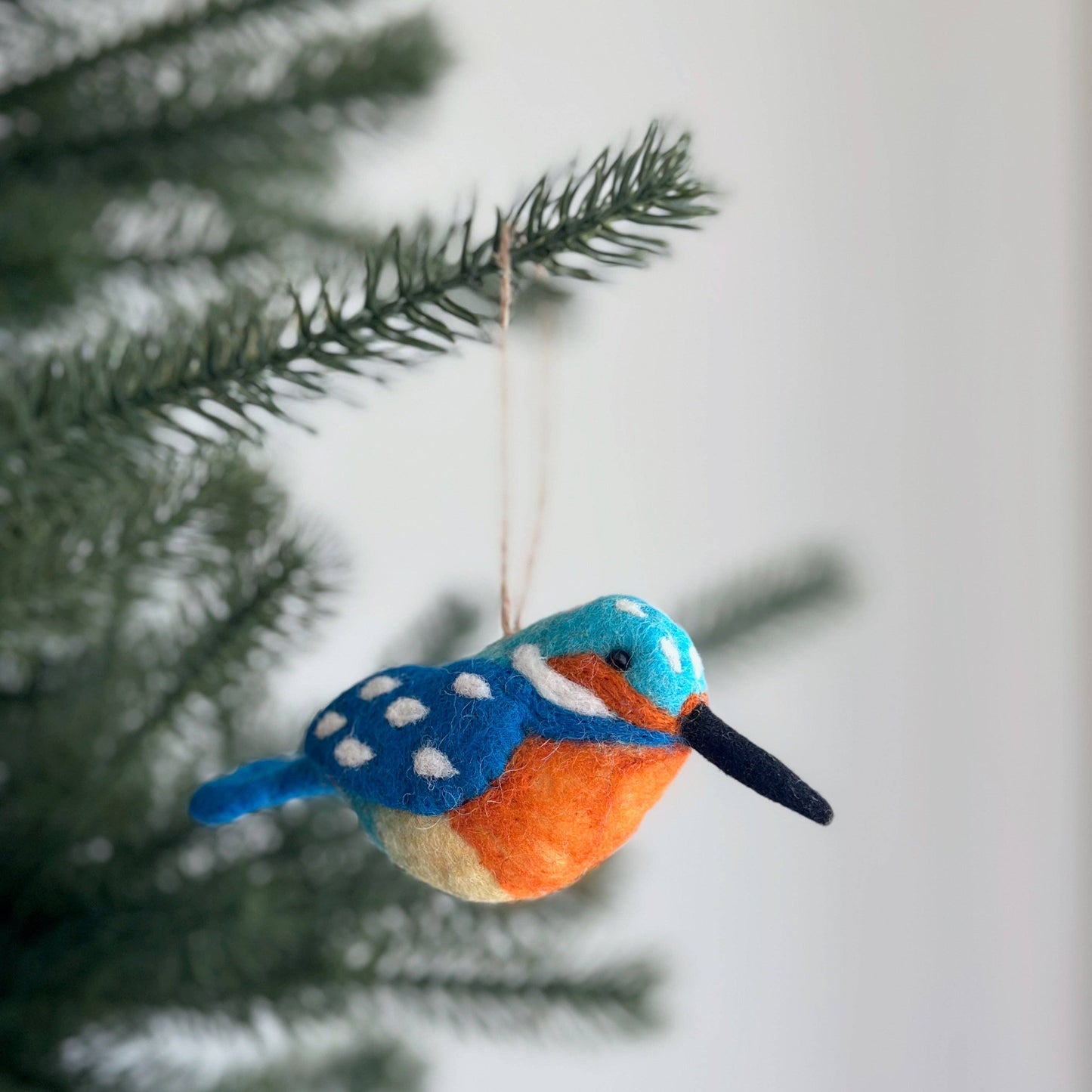 Ornament - Felted Kingfisher