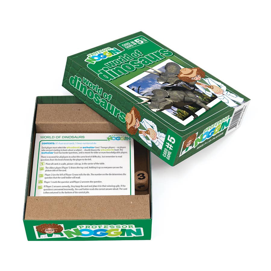 Game - Prof. Noggin World of Dinosaurs Card Game