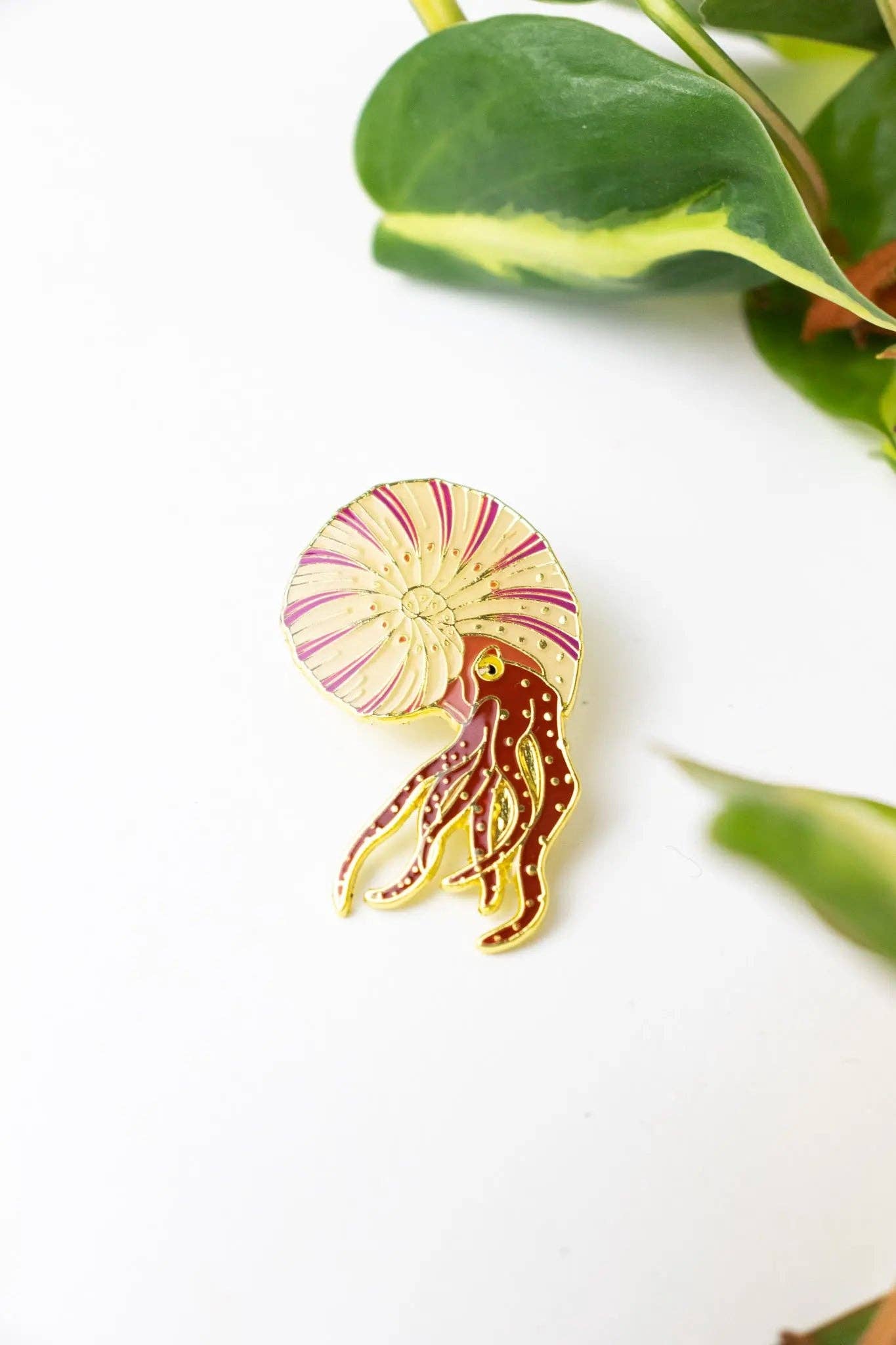 Pin - Ammonite Enamel Pin (Ammonoidea)