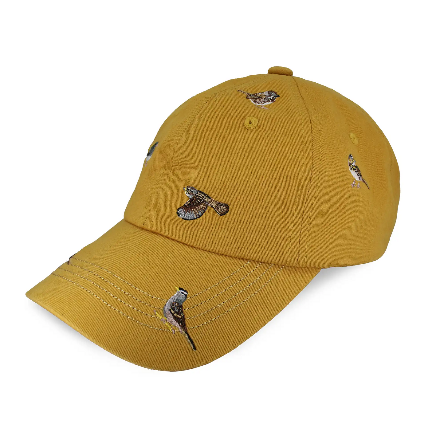 Hat - Sparrows in Mustard